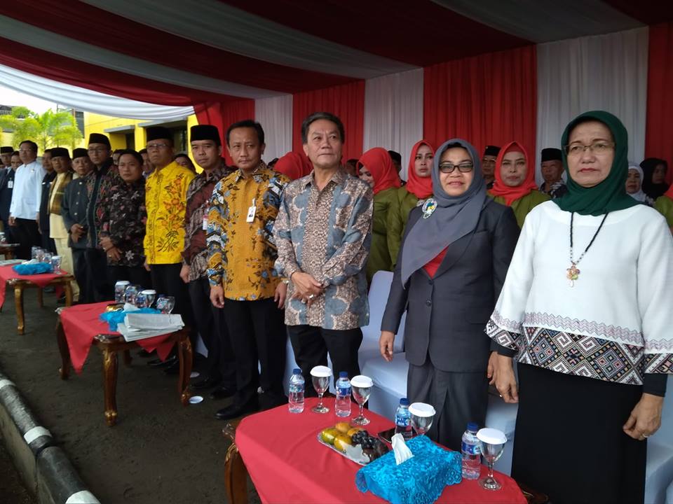 Pimpinan Bawaslu Menghadiri Hari Bhayangkara ke-72 tahun 2018.