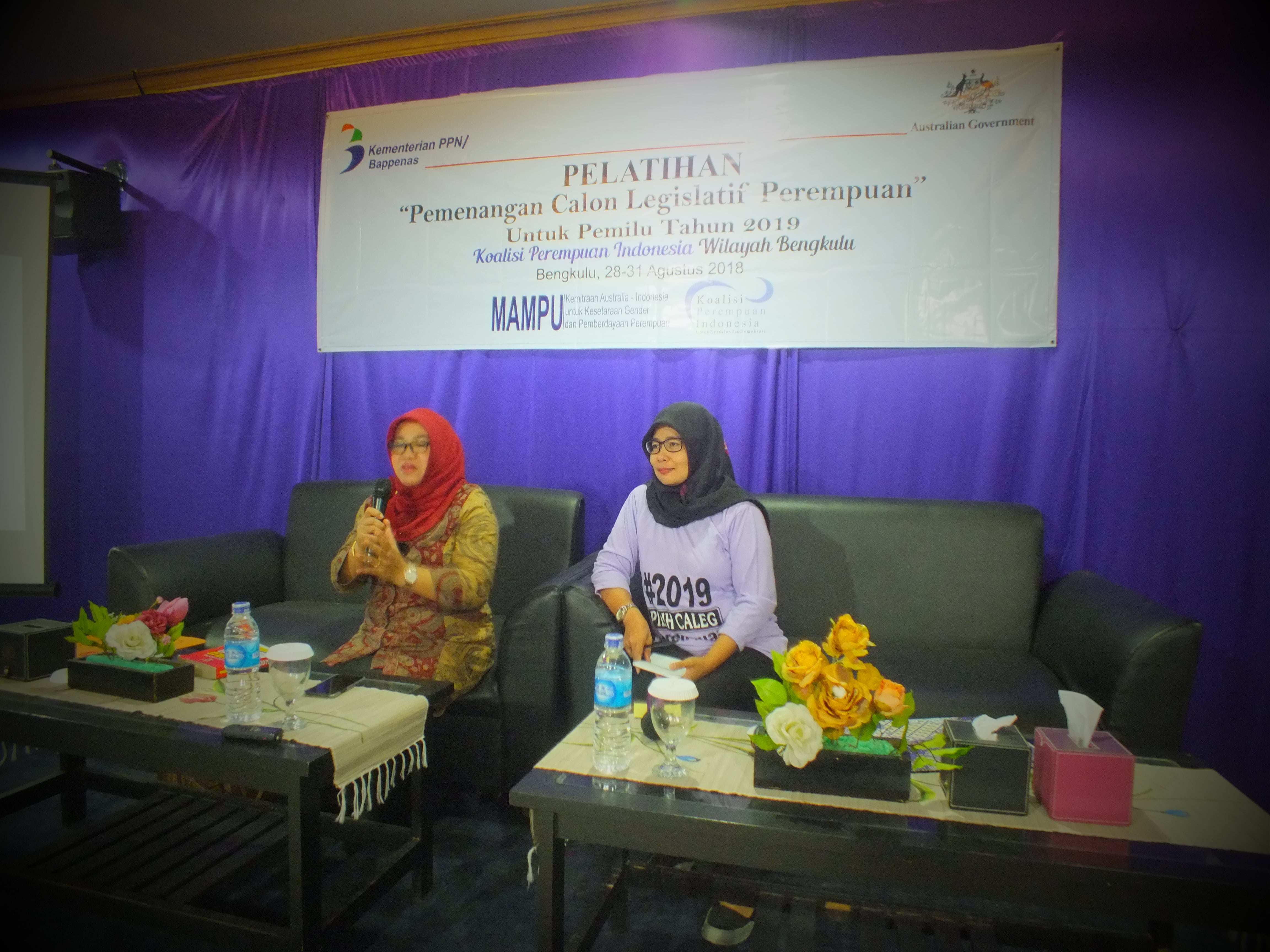 Pimpinan BAWASLU Provinsi Bengkulu  Menjadi Narasumber  dalam Pelatihan KPI Wilayah Bengkulu
