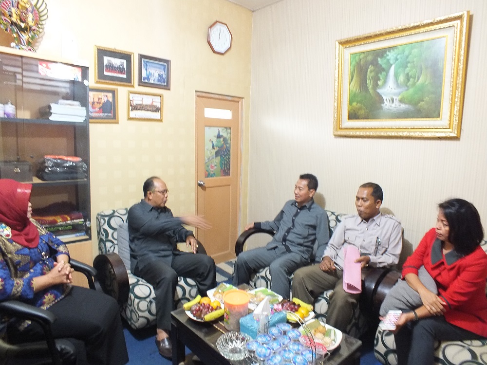 KUNJUNGAN DIR RESKRIMUM POLDA BENGKULU KE BAWASLU PROVINSI BENGKULU