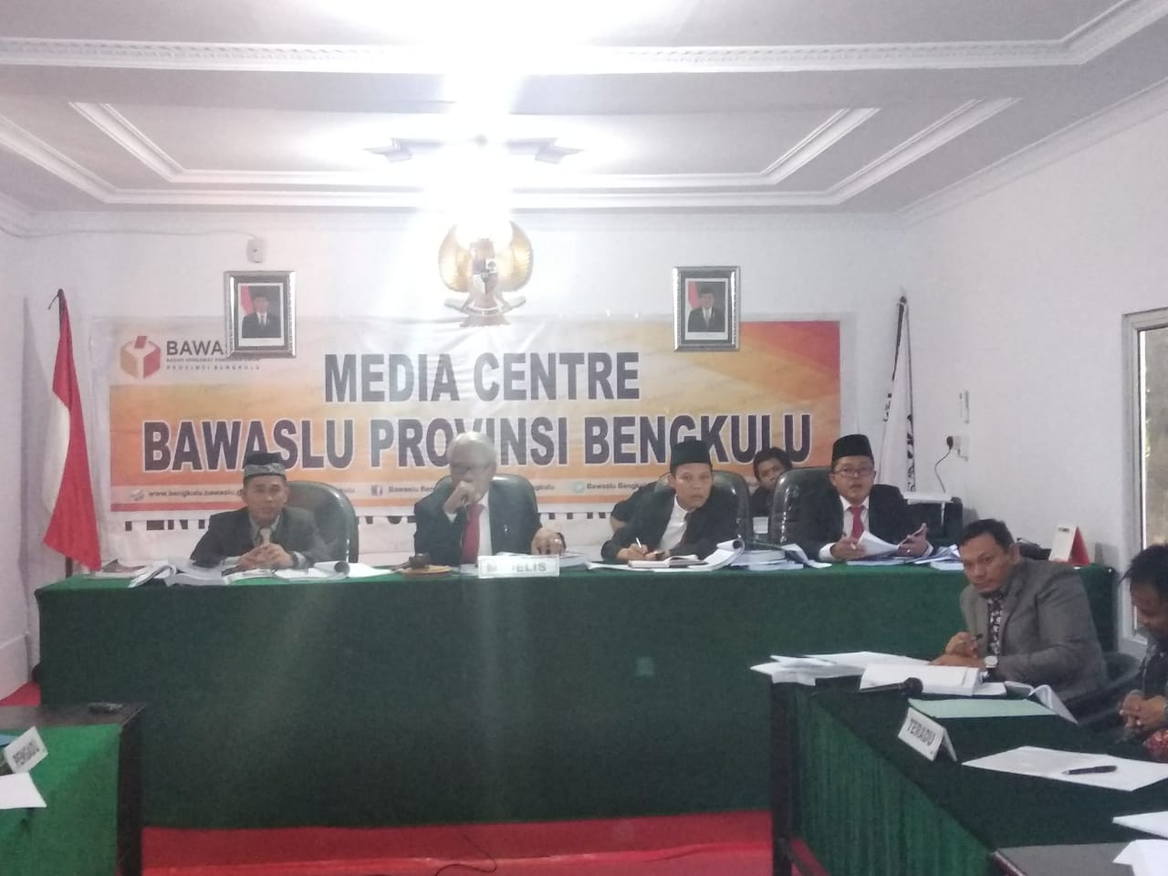 DKPP menggelar sidang pemeriksaan dugaan pelanggaran kode etik penyelenggara pemilu dengan nomor perkara 186-PKE-DKPP/VII/2019.