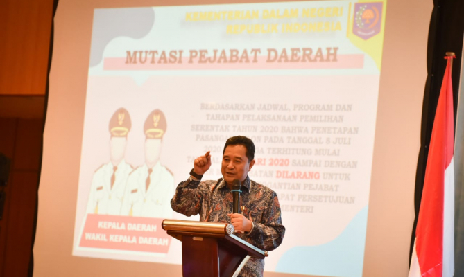 Larangan Mutasi Pejabat, Kemendagri Siapkan Sanksi Buat Pelanggar Â 
