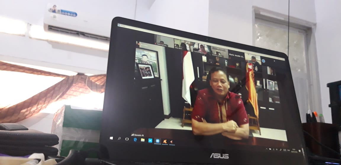 Pasca Perppu Nomor 2 Tahun 2020, Divisi Penanganan Pelanggaran Gelar Rapat Kesiapan Penanganan Pelanggaran Pilkada 2020