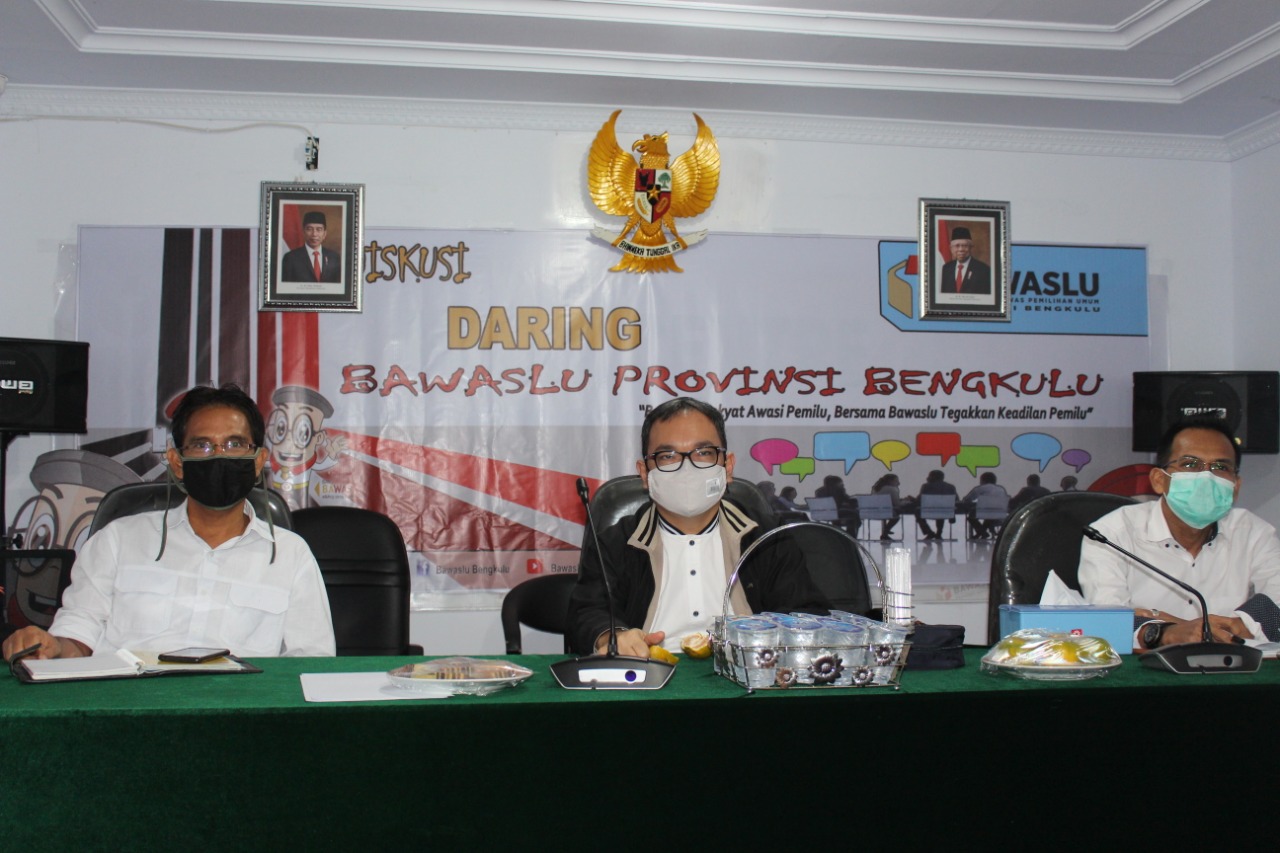 SOSIALISASI PENGENDALIAN GRATIFIKASI BAWASLU PROVINSI DAN BAWASLU KABUPATEN/KOTA SE-PROVINSI BENGKULU