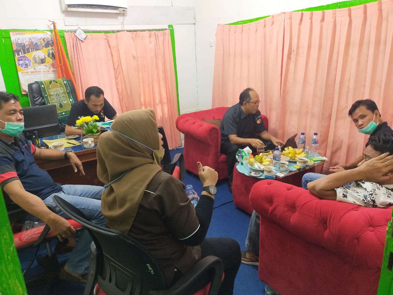Ediansyah Hasan Pantau Kesiapan Pengawasan di Bawaslu Kabupaten Kaur