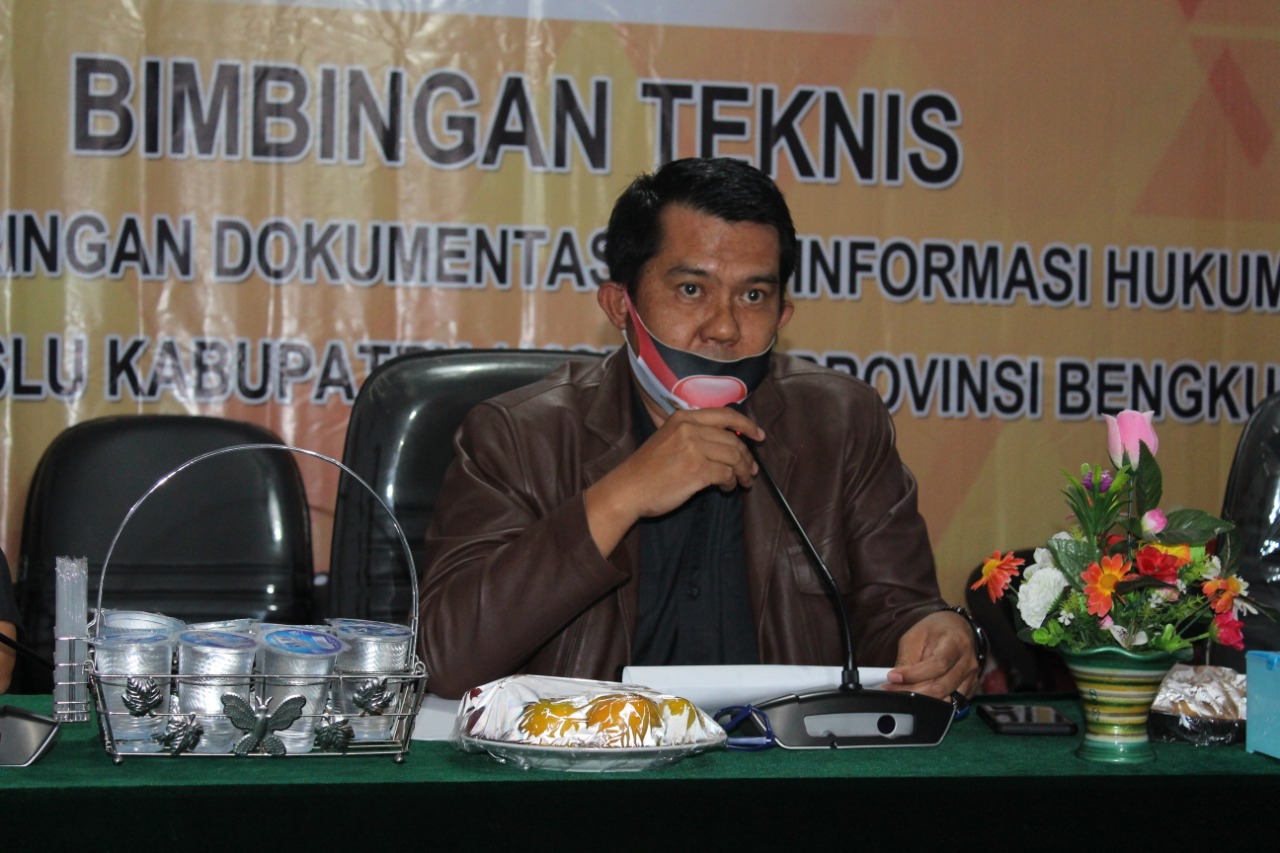 BIMBINGAN TEKNIS PENGUATAN JARINGAN DOKUMENTASI DAN INFORMASI HUKUM (JDIH) BAGI BAWASLU KABUPATEN/KOTA SE-PROVINSI BENGKULU