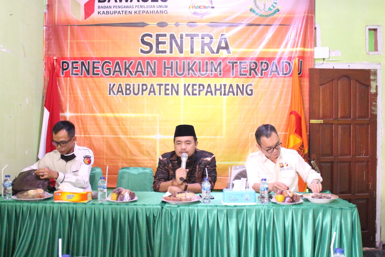SAMBANGI SENTRA GAKKUMDU KABUPATEN KEPAHIANG, AFIF: ADA TAK ADA KASUS, SENTRA GAKKUMDU HARUS TETAP BERDIRI KOKOH