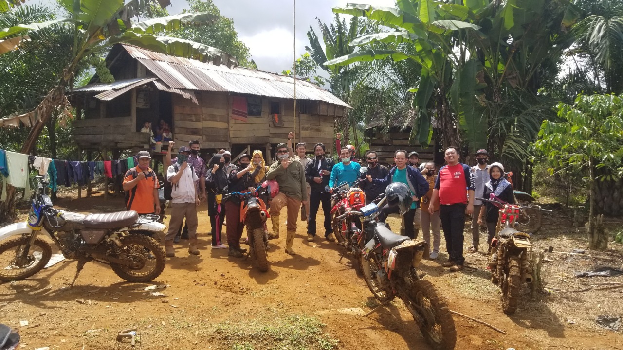 Spervisi Coklit Medan Berlumpur Desa Sukamulya Bengkulu Utara