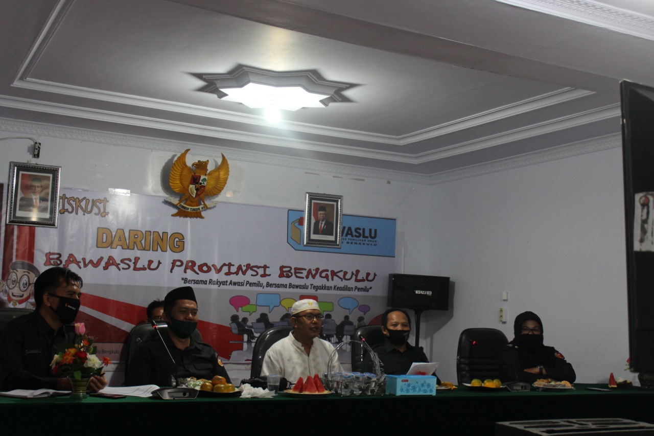 RDK Pendampingan, Monitoring dan Supervisi Pemberian Bantuan Hukum Bagi Bawaslu Kabupaten/Kota di Provinsi Bengkulu dalam Pemilihan Gubernur dan Wakil Gubernur, Bupati dan Wakil Bupati Tahun 2020