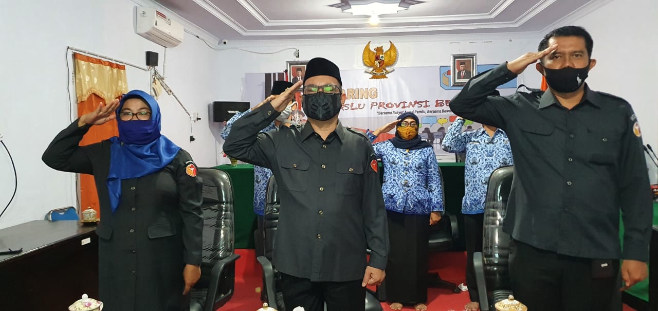 Upacara Virtual Penurunan Bendera Merah Putih, HUT Ke-75 RI