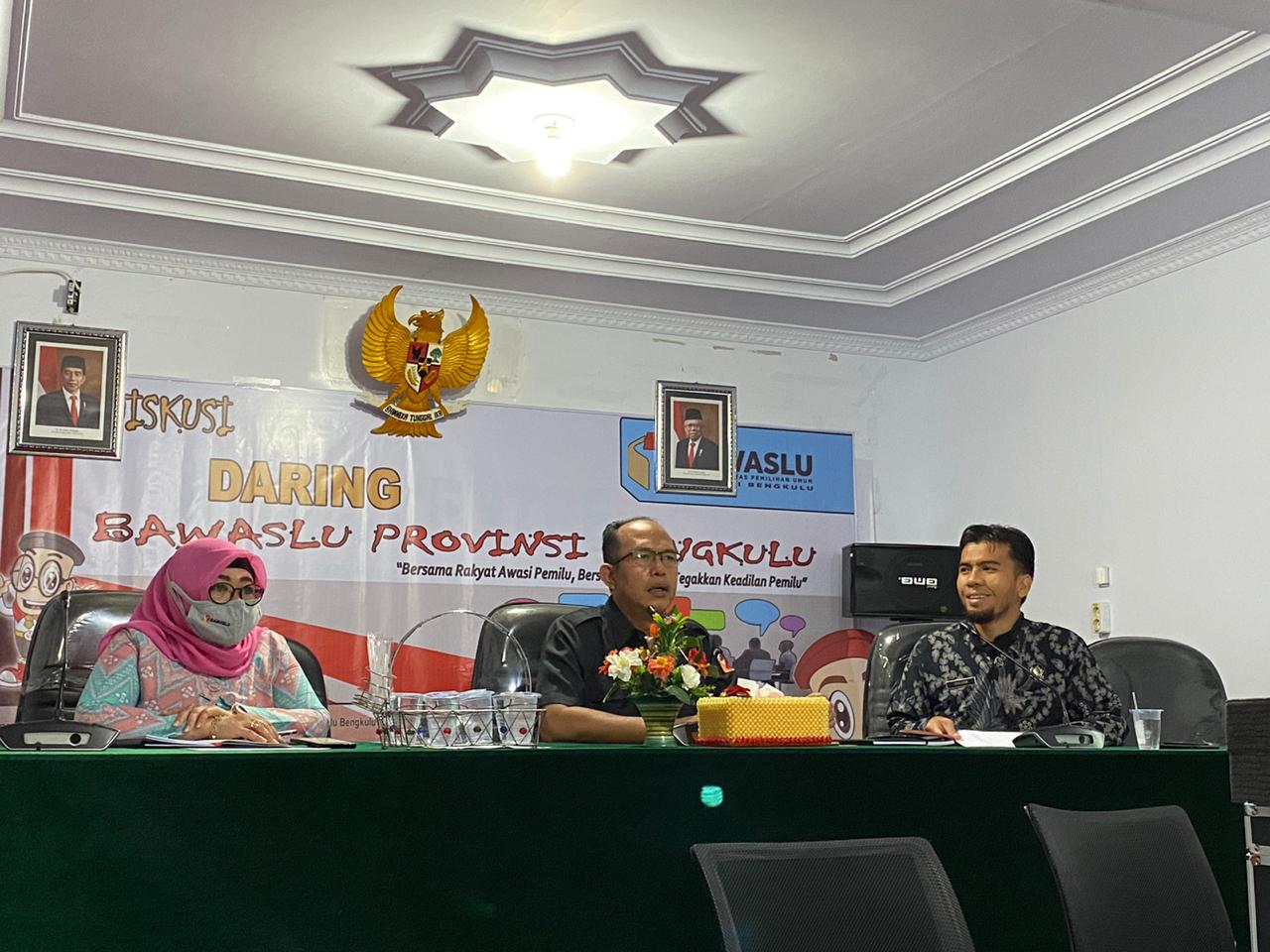 RAPAT DALAM KANTOR (RDK) DILUAR JAM KERJA PERSIAPAN PENYELESAIAN SENGKETA PEMILIHAN DI BAWASLU PROVINSI BENGKULU