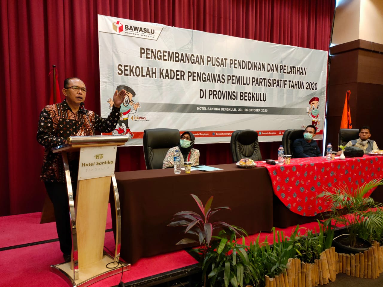 Resmikan Pelatihan Pengawas Partisipatif, Ediansyah: SKPP Bentuk Kontribusi Langsung Pengawal Demokrasi