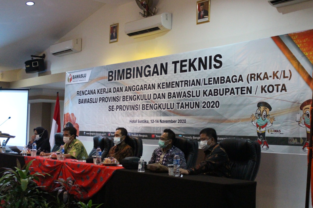 Bawaslu Provinsi Bengkulu Gelar Bimtek RKAKL