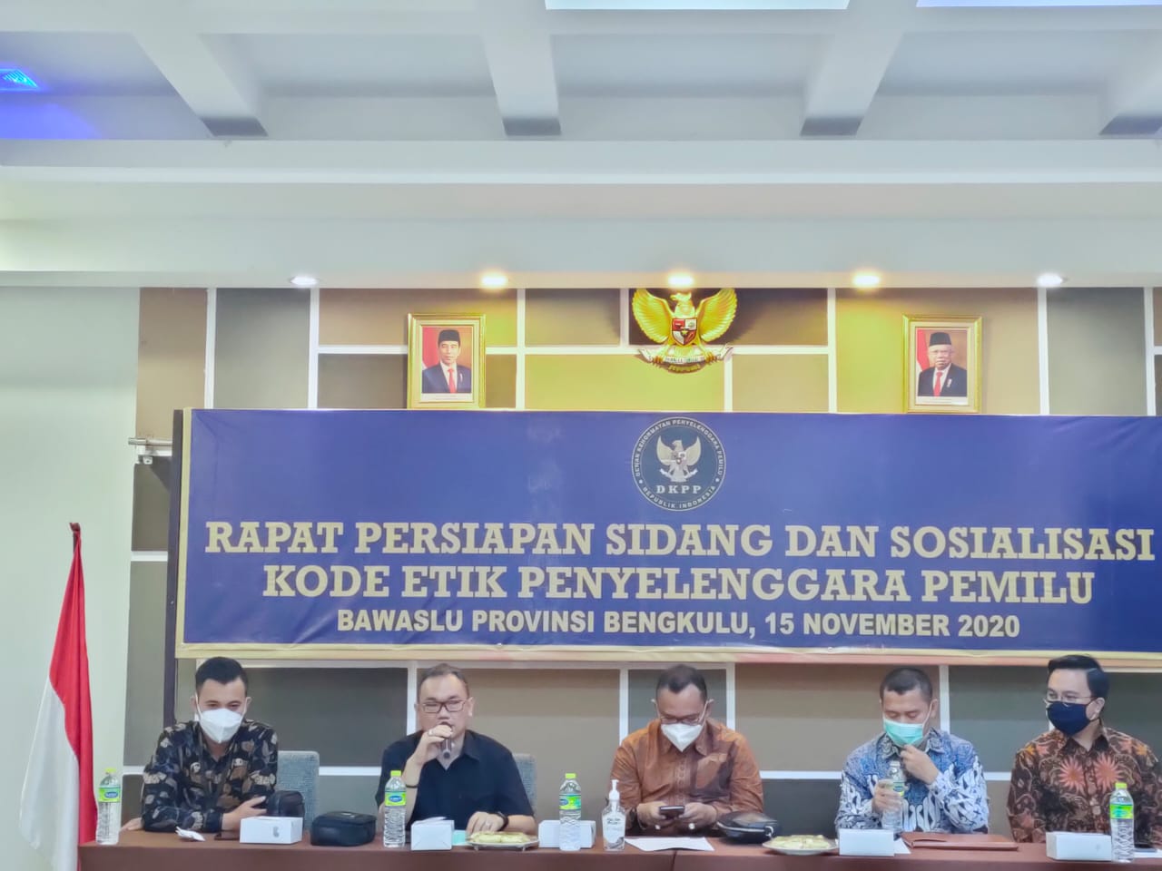 Rapat Persiapan Sidang dan Sosialisasi Kode Etik Penyelenggara Pemilu.