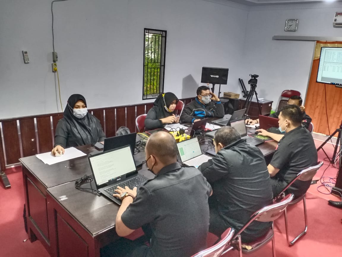 160 Pegawai PPNPNS Bawaslu se-Provinsi Bengkulu ikuti Test Evaluasi