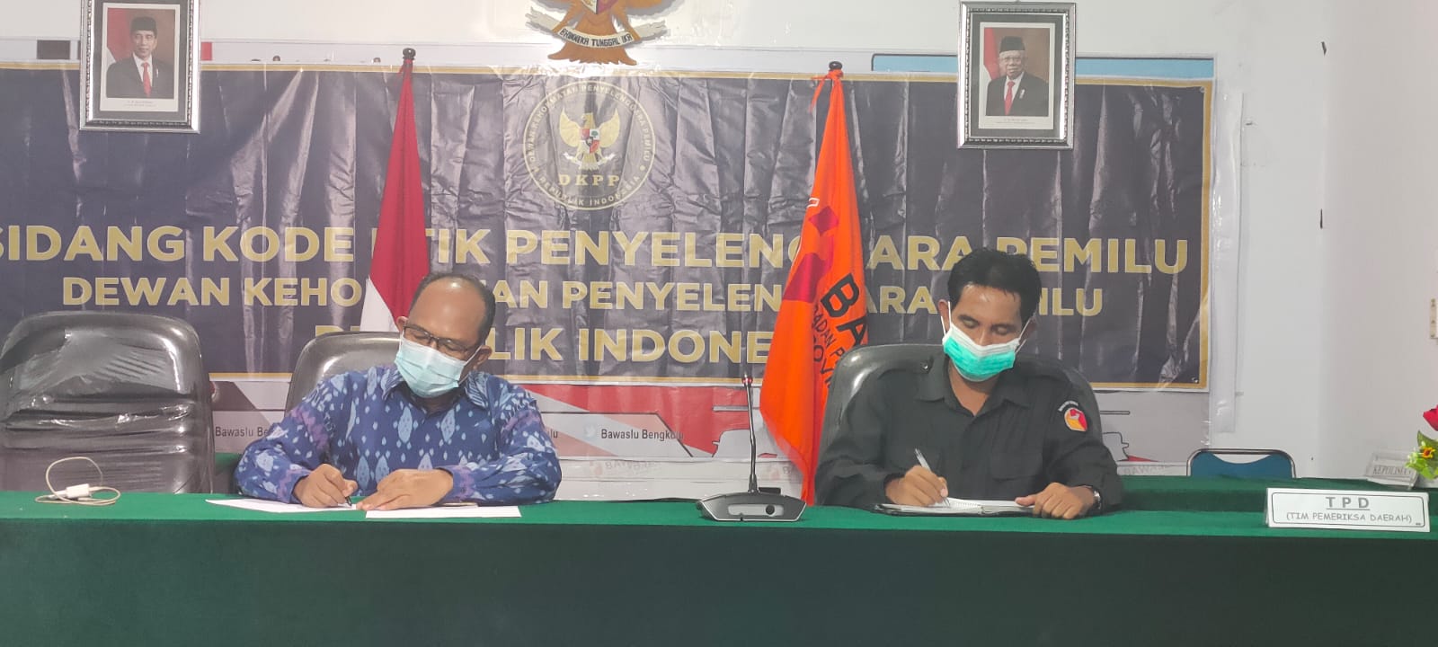 Rapat Penyusunan Juknis Pembinaan Apratur Pengawas Pemilu tindak Lanjut Perbawaslu nomor 15 Tahun 2020.