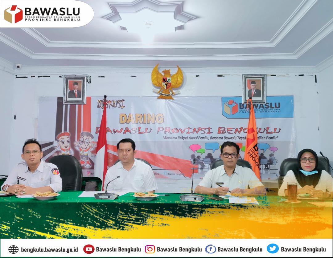 Rapat Pembahasan Program Kerja Humas dan Datin Bawaslu Provinsi Bengkulu