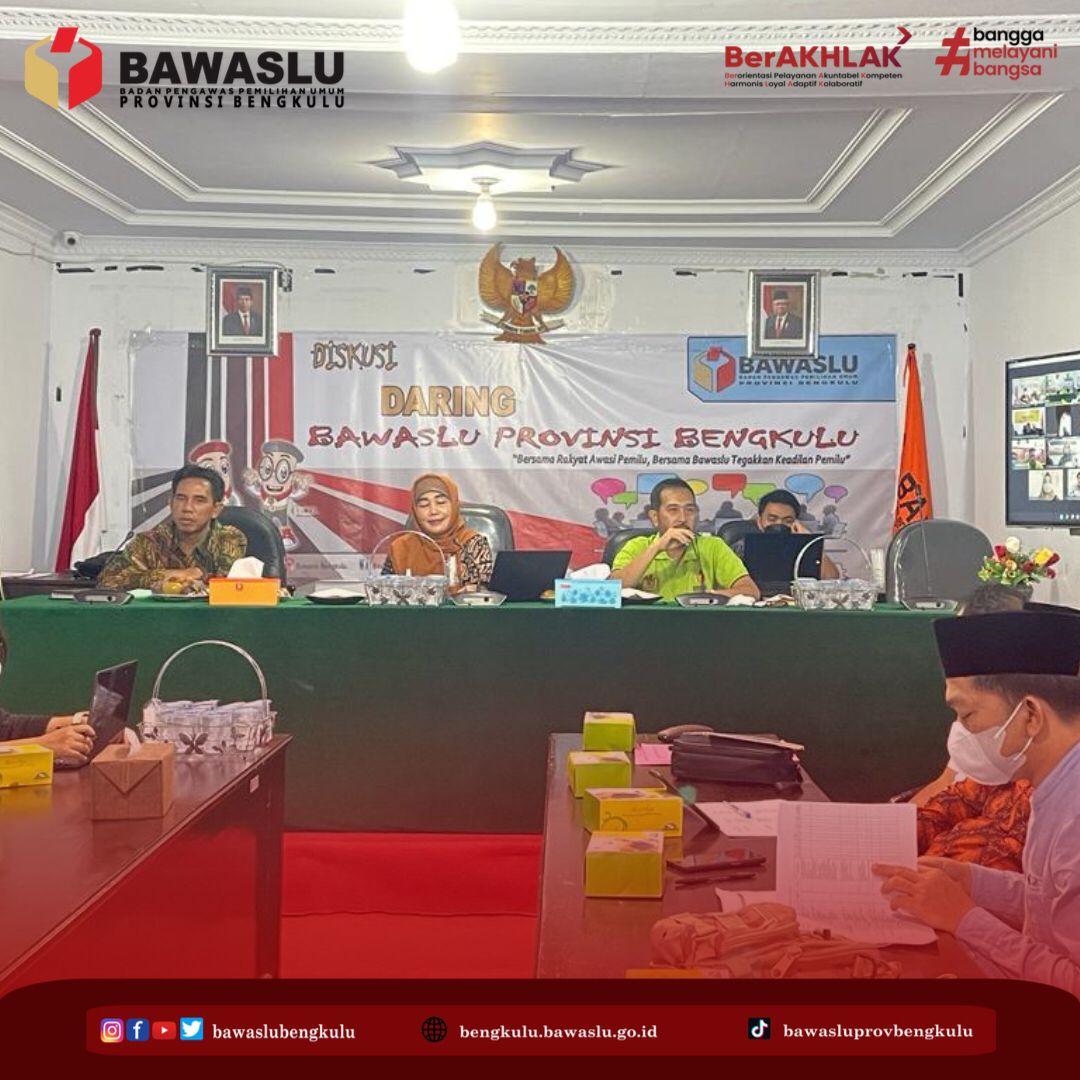 Evaluasi Pelaksanaan Reformasi Birokrasi di Bawaslu Se-Provinsi Bengkulu Serta Evaluasi Atas Pembangunan ZI Menuju WBK