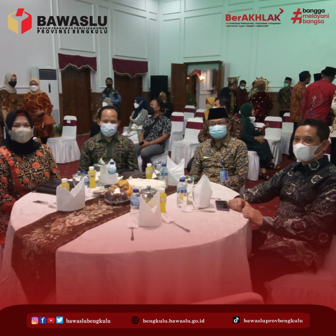 Halid Saifullah Hadiri Ramah Tamah Gubernur Bengkulu Bersama Menko Polhukam RI