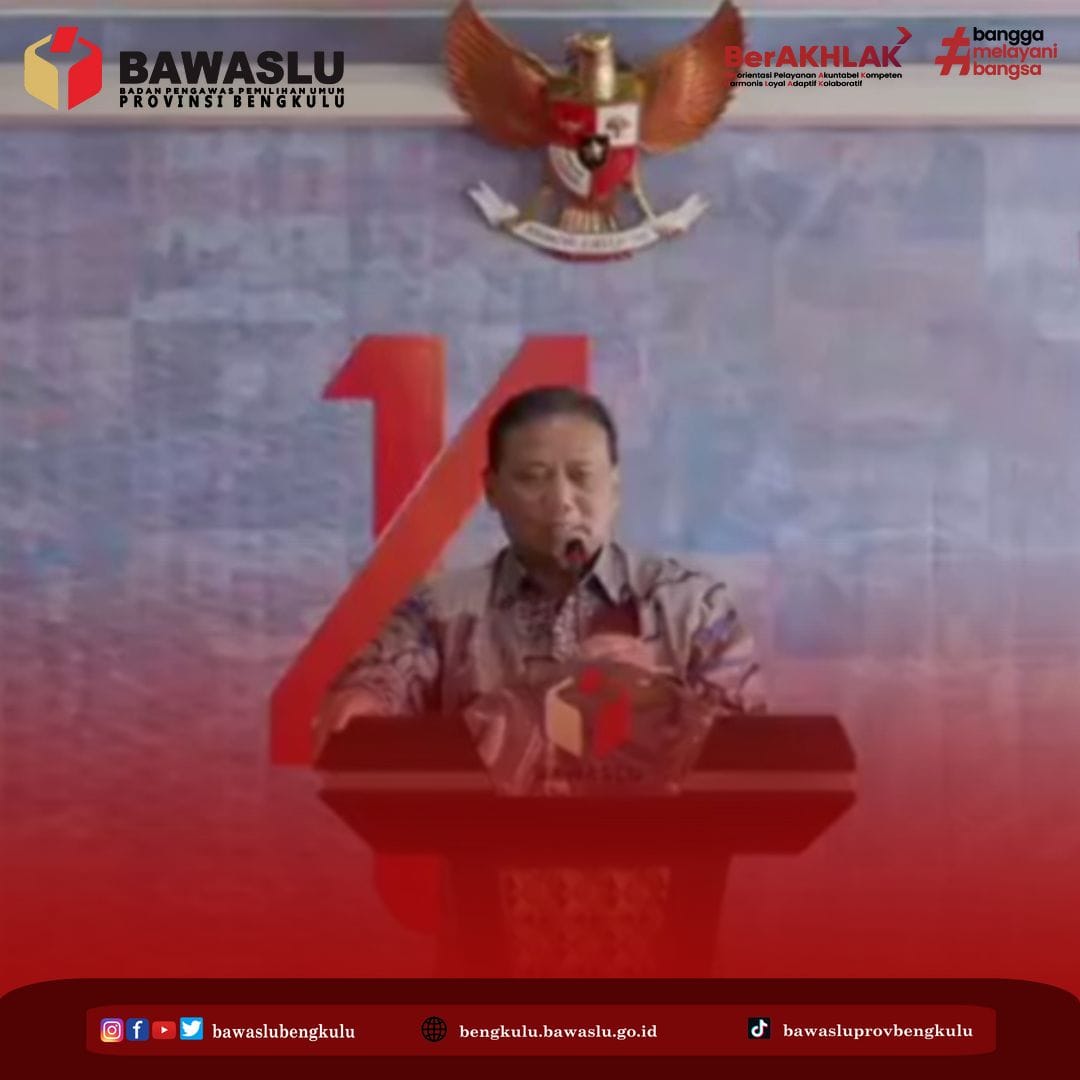 14 Tahun Bawaslu, Mengawasi Pemilu untuk Demokrasi Maju