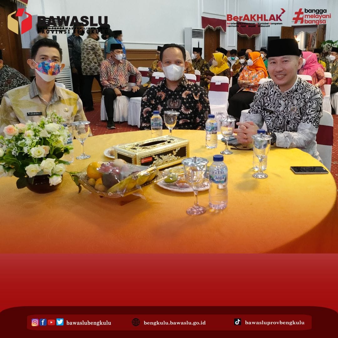 Bawaslu Provinsi Bengkulu Hadiri Pisah Sambut Danlanal Bengkulu