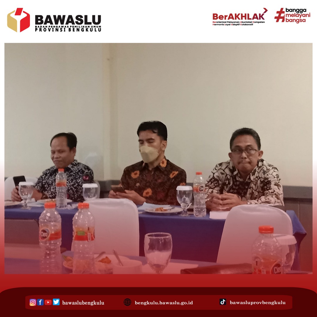 Rapat Kerja Teknis Pembinaan Penanganan Pelanggaran Pemilu