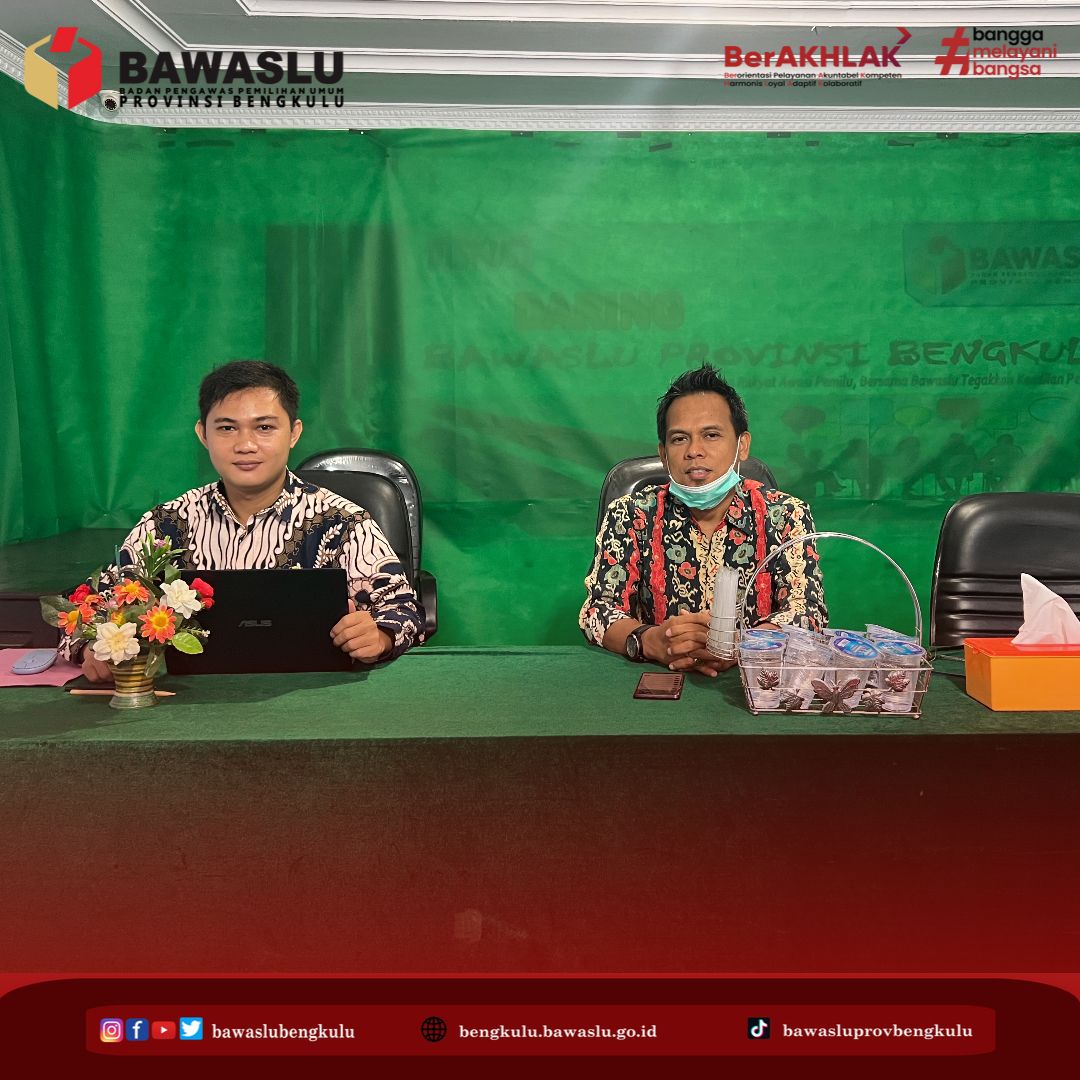 Bawaslu Bengkulu Ikuti Teknis Pengisian Data Peningkatan Penggunaan Produk Dalam Negeri Tahun 2022