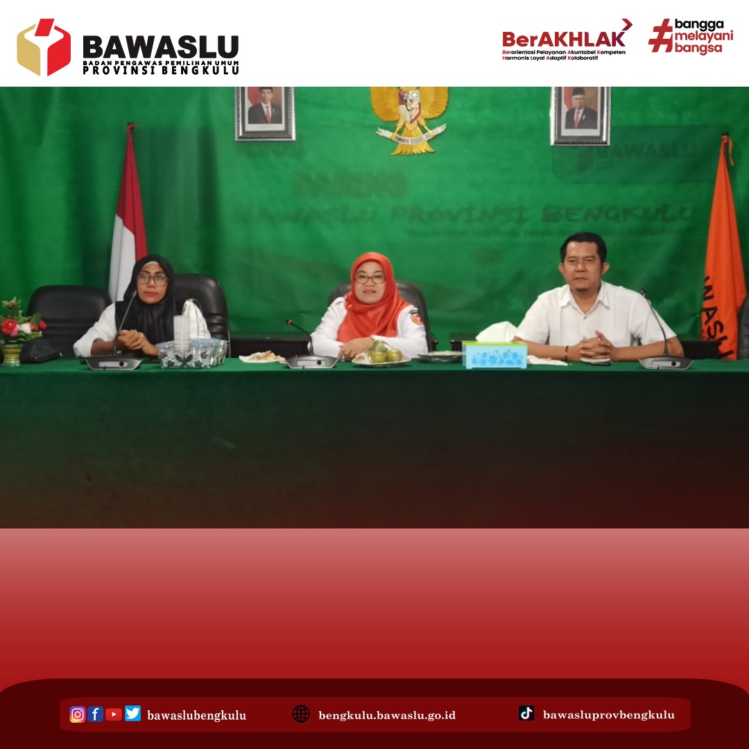 Rapat Koordinasi Persiapan Pendaftaran Pemantau Pemilu Serentak Tahun 2024