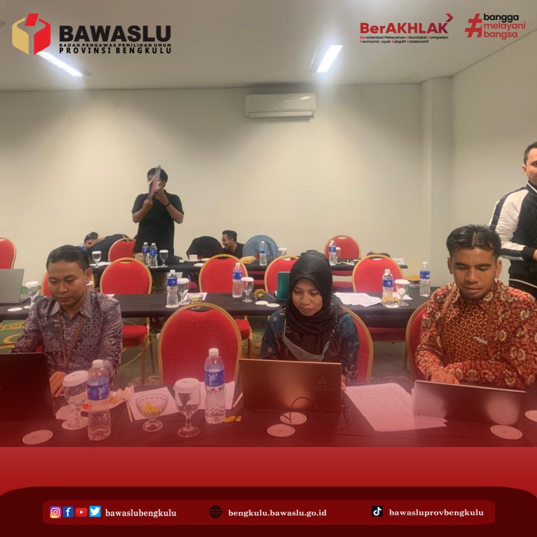 Rapat Kerja Teknis Pengelolaan Jaringan Dokumentasi dan Informasi Hukum (JDIH) Bawaslu Tahun 2022 Gelombang 1