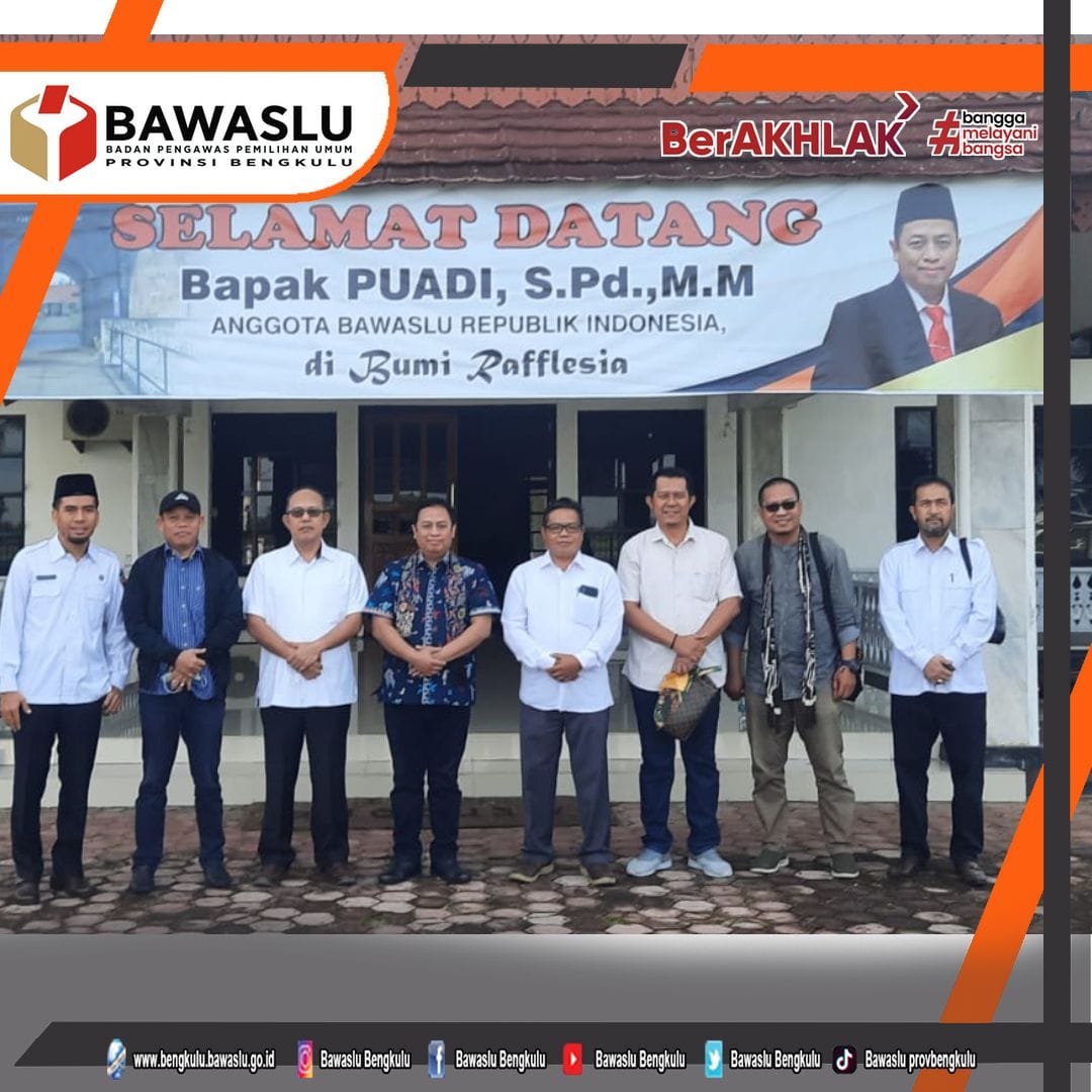 Bawaslu Bengkulu Sambut Kunjungan Perdana Puadi