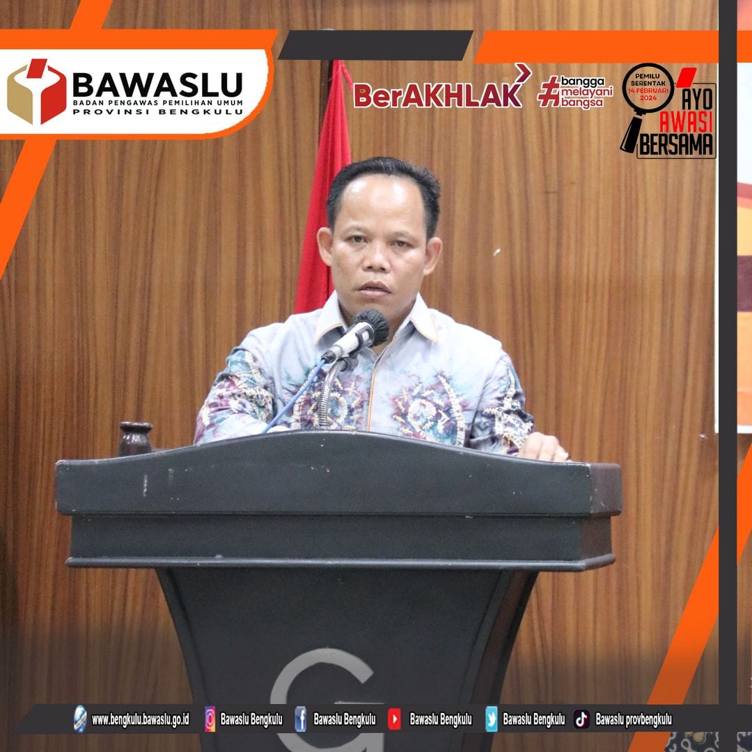 Halid Saifullah: Terkait Penanganan Pelanggaran di Bengkulu Dinamikanya Sangat Tinggi