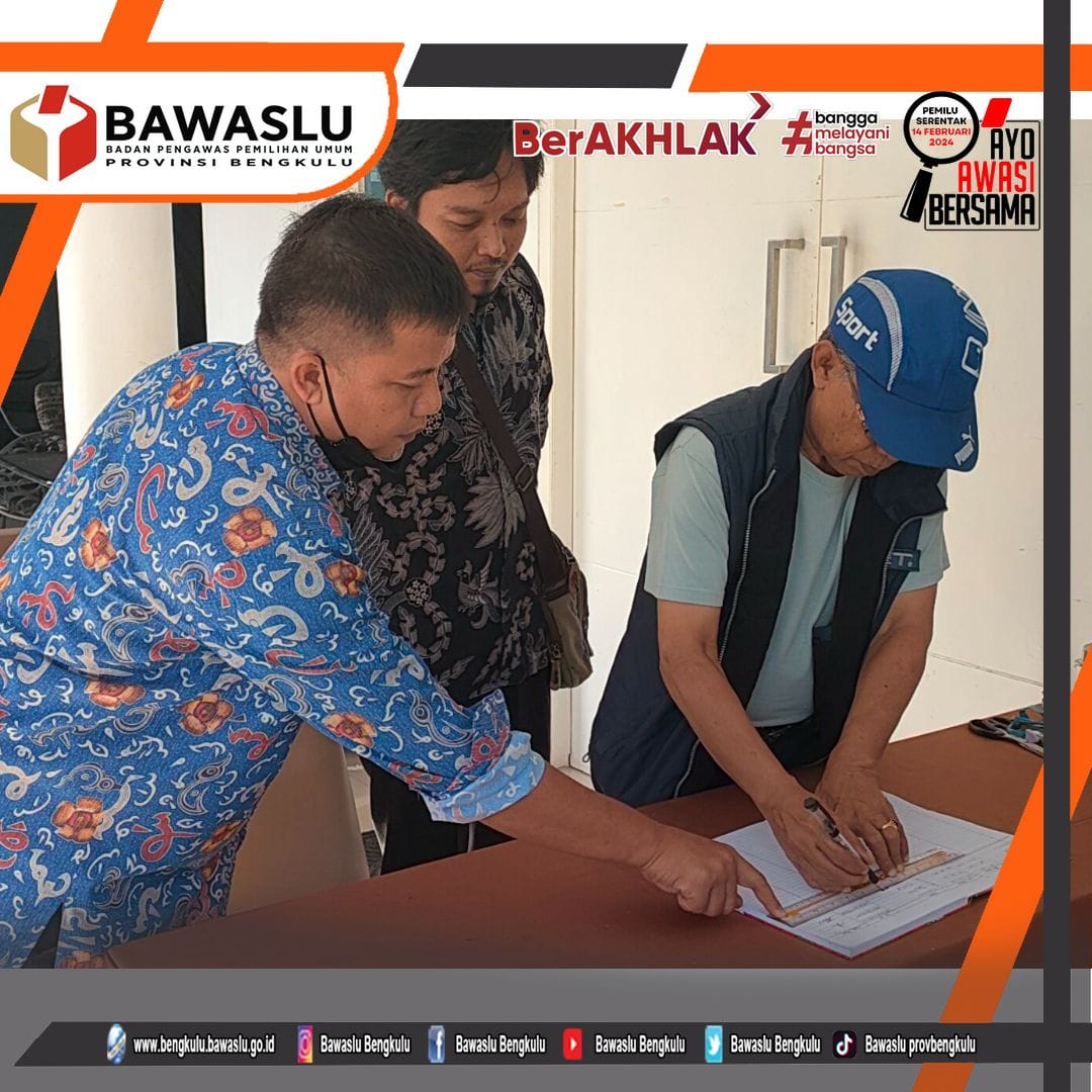 Pendaftaran Calon Anggota Bawaslu Provinsi Bengkulu Resmi Ditutup