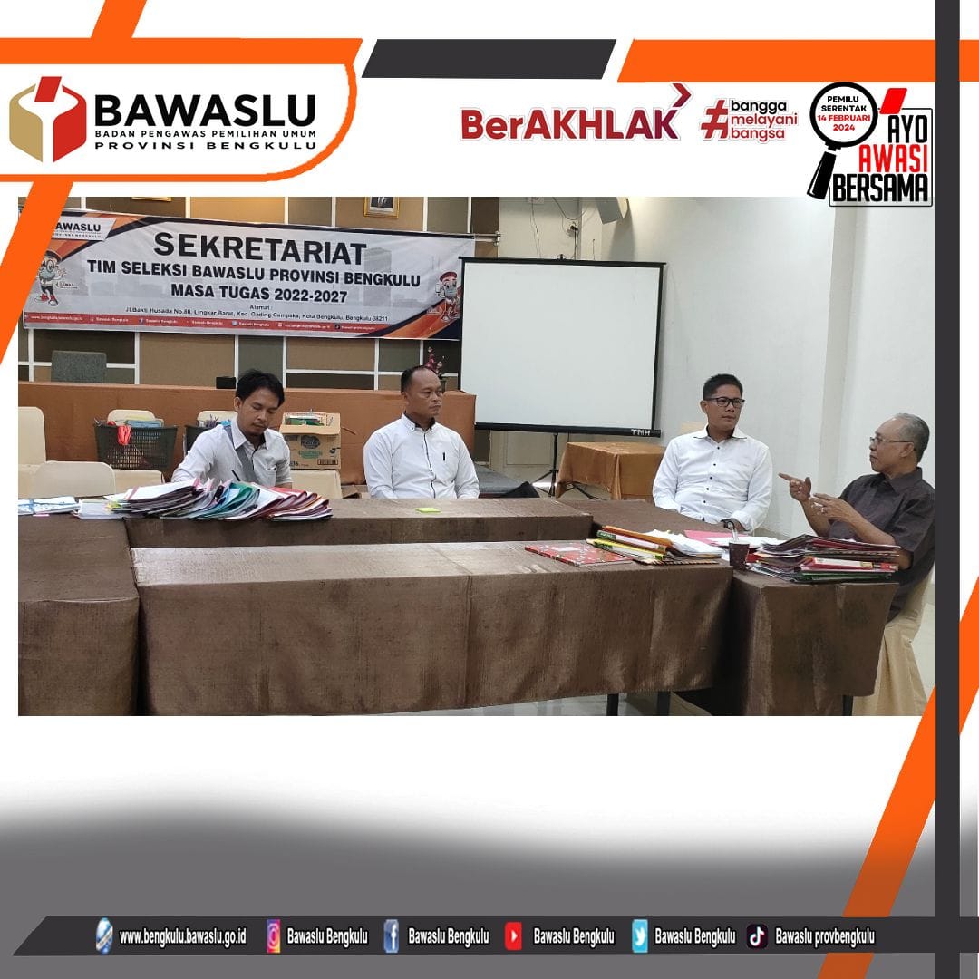 Timsel Bawaslu Provinsi Bengkulu Terima Kunjungan PoldaÂ 