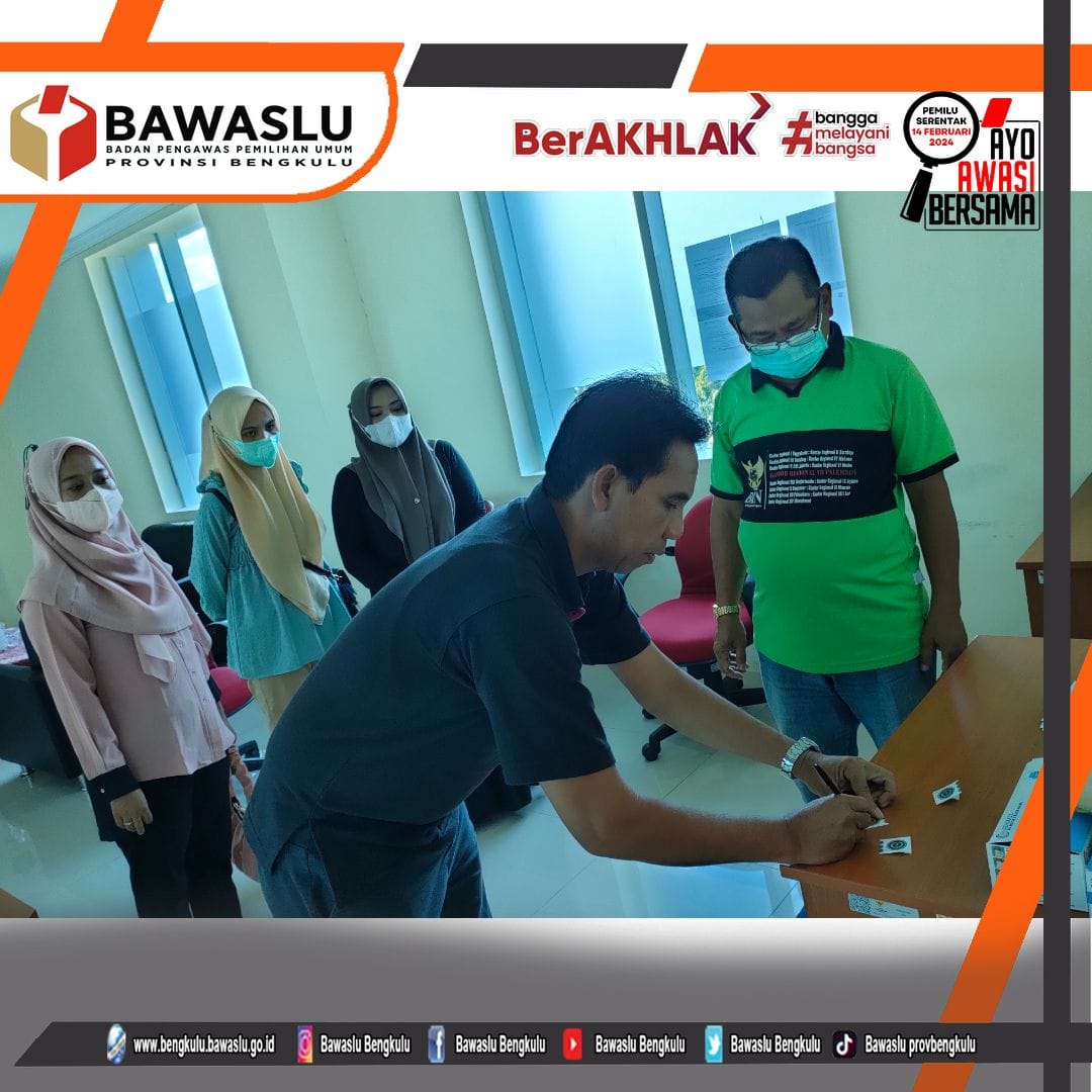 Cegah Potensi Kecurangan Test Tertulis Anggota Bawaslu Provinsi, BKN Bengkulu Segel Ruang CAT dan Server