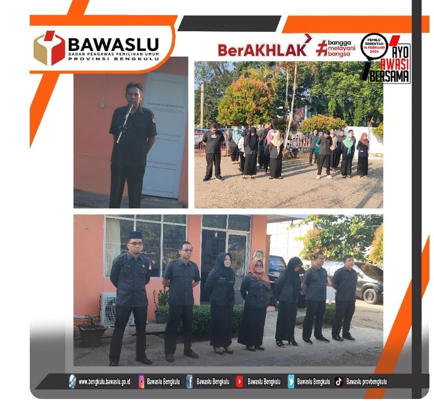 Apel Pagi Bawaslu Provinsi Bengkulu, Parameter Kedisiplinan Pegawai
