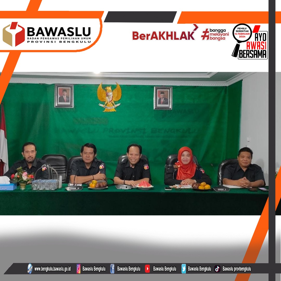 Melalui Rapat Pleno Terbuka, Bawaslu Bahas Persiapan Pengawasan Tahapan Verifikasi Faktual