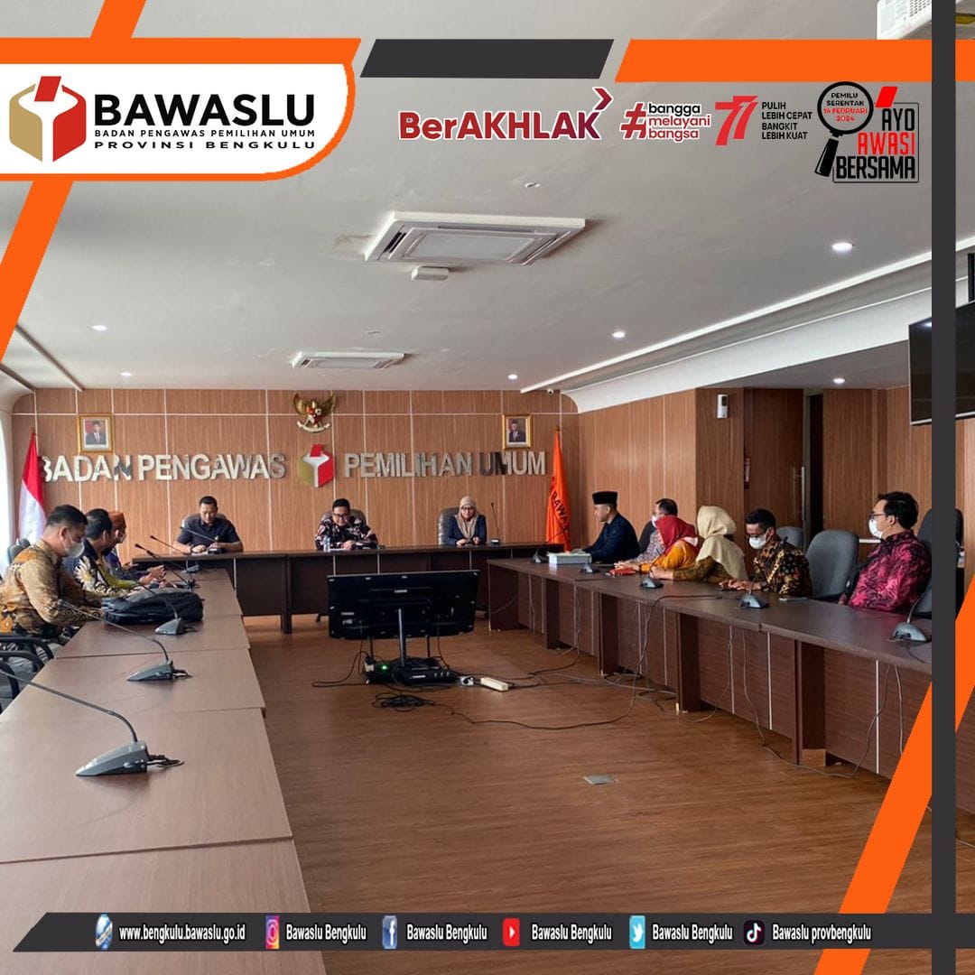Timsel Bawaslu Bengkulu Serahkan Laporan ke Bawaslu Republik Indonesia