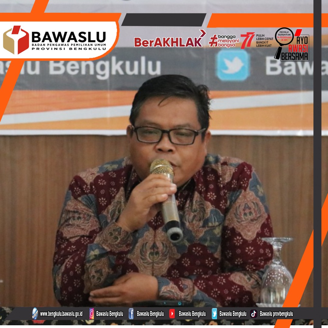 Sayadi: Sinergi yang Baik Jadi Salah Satu Syarat Suksesnya Pengawalan Pemilu 2024