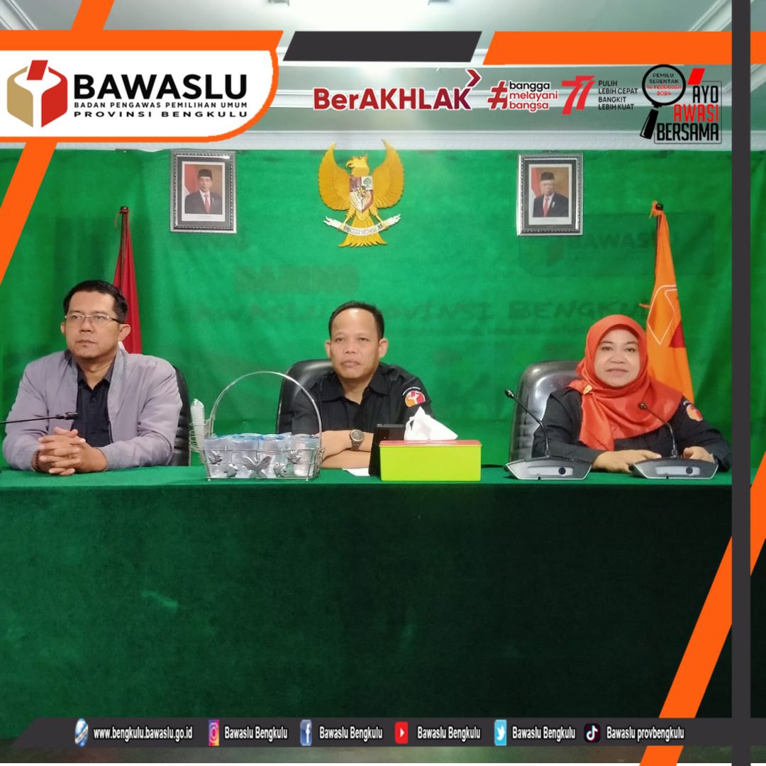 275 Jajaran Pengawas Pemilu Dicatut Jadi Kader Parpol Peserta Pemilu 2024