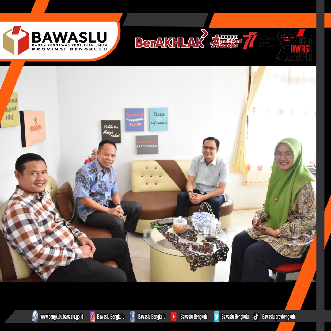 Supervisi Terkait Perpanjangan Masa Pendaftaran Panwaslu Kecamatan di Bawaslu Kota Bengkulu