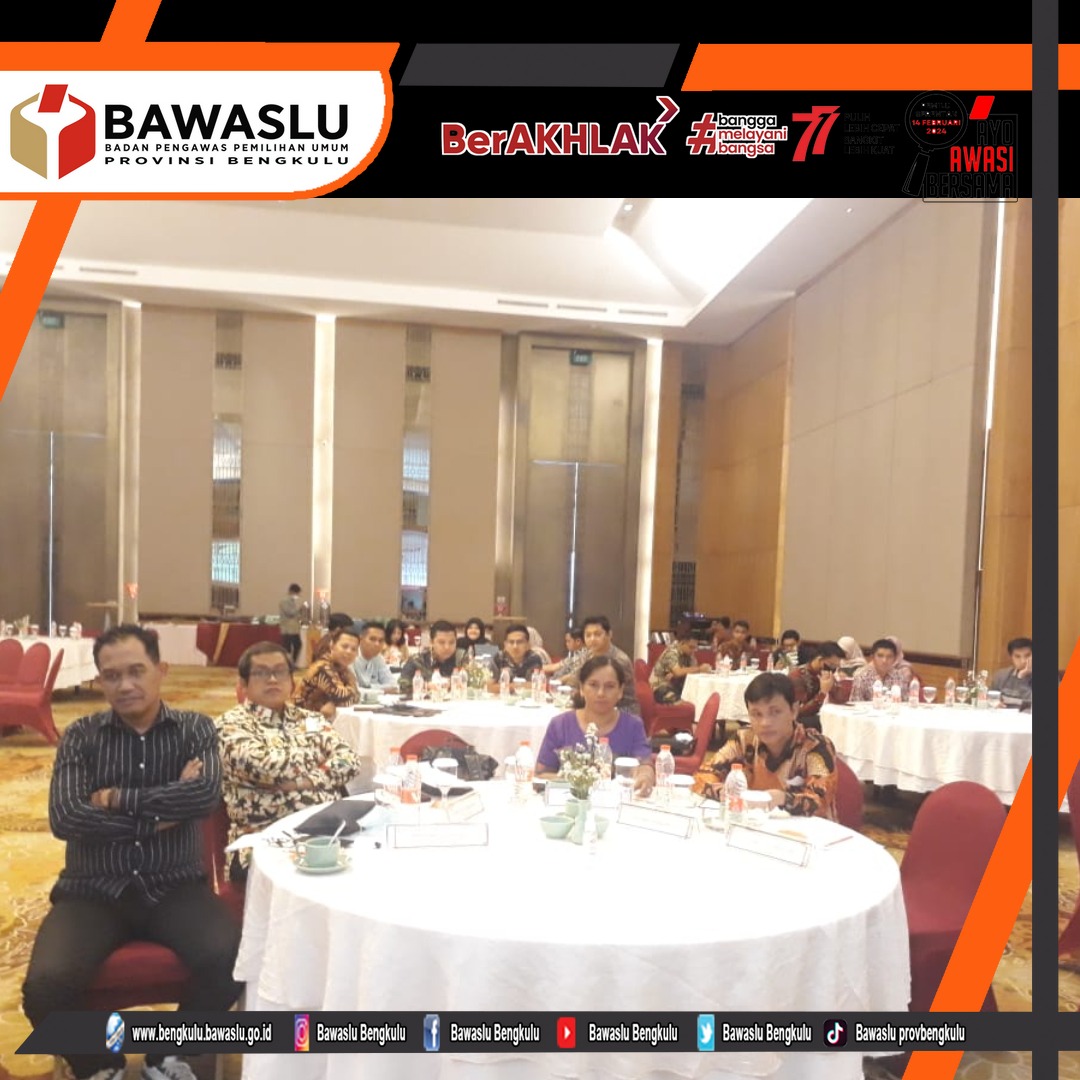 RAPAT KOORDINASI EVALUASI PERATURAN BAWASLU