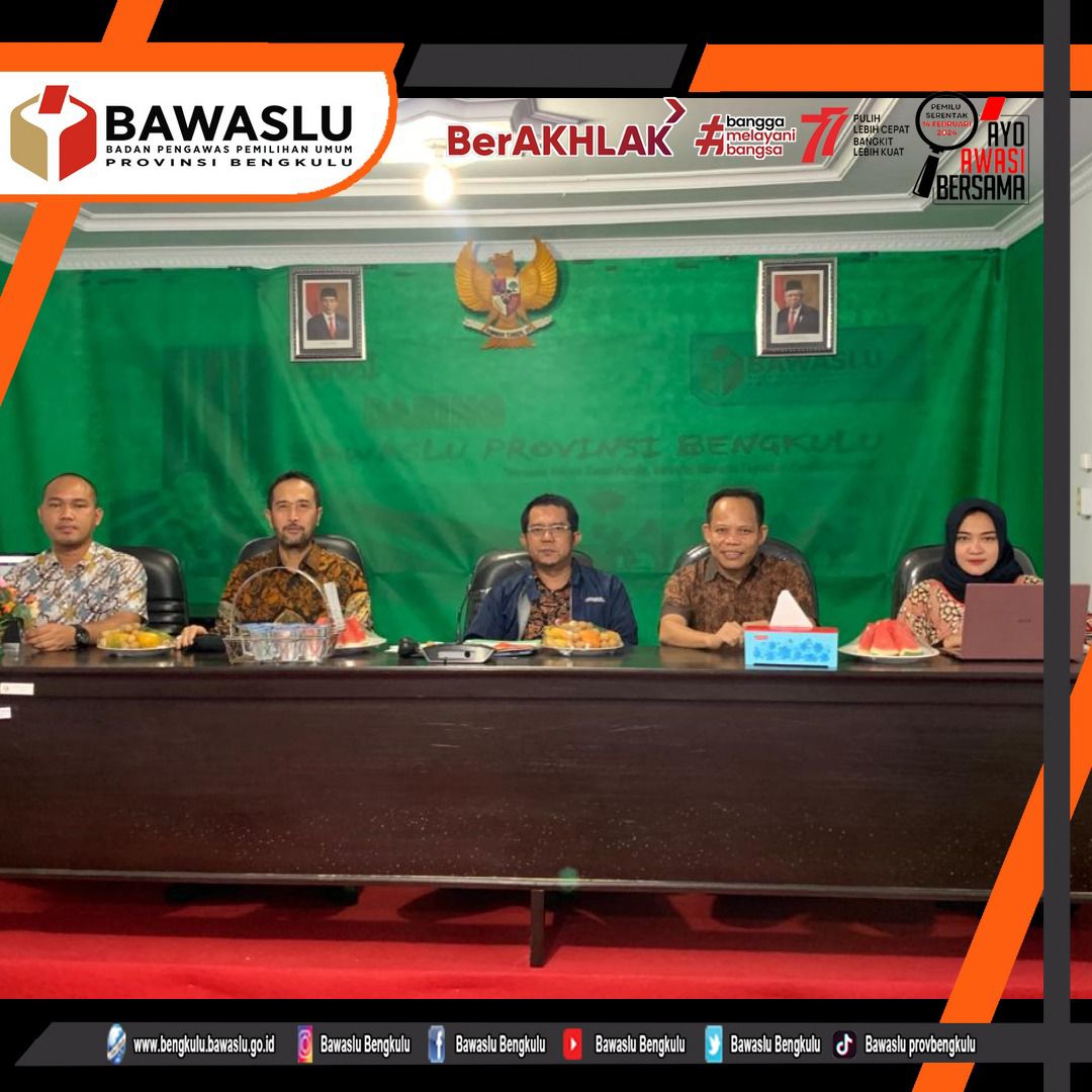 Pembahasan Anggaran Prioritas Nasional dalam rangka Dukungan Pengawasan Tahapan Penyelenggaraan Pemilu Tahun 2024 pada Tahun Anggaran 2022