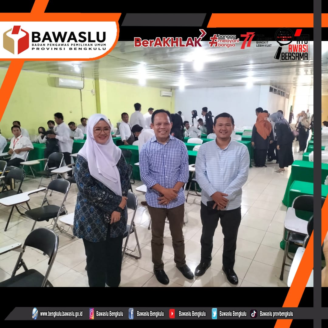 Bawaslu Laksanakan Tes Tertulis Panwaslu Kecamatan di Kota Bengkulu