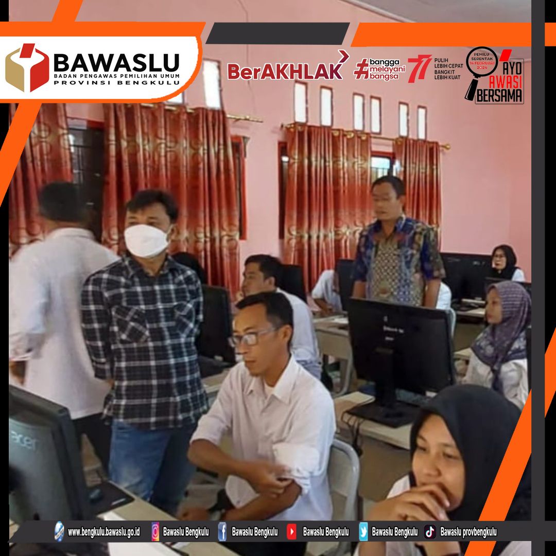 Pastikan Tes Calon Panwas Kecamatan Berjalan Lancar, Natijo Elem Kunjungi Kaur Dan Bengkulu Selatan