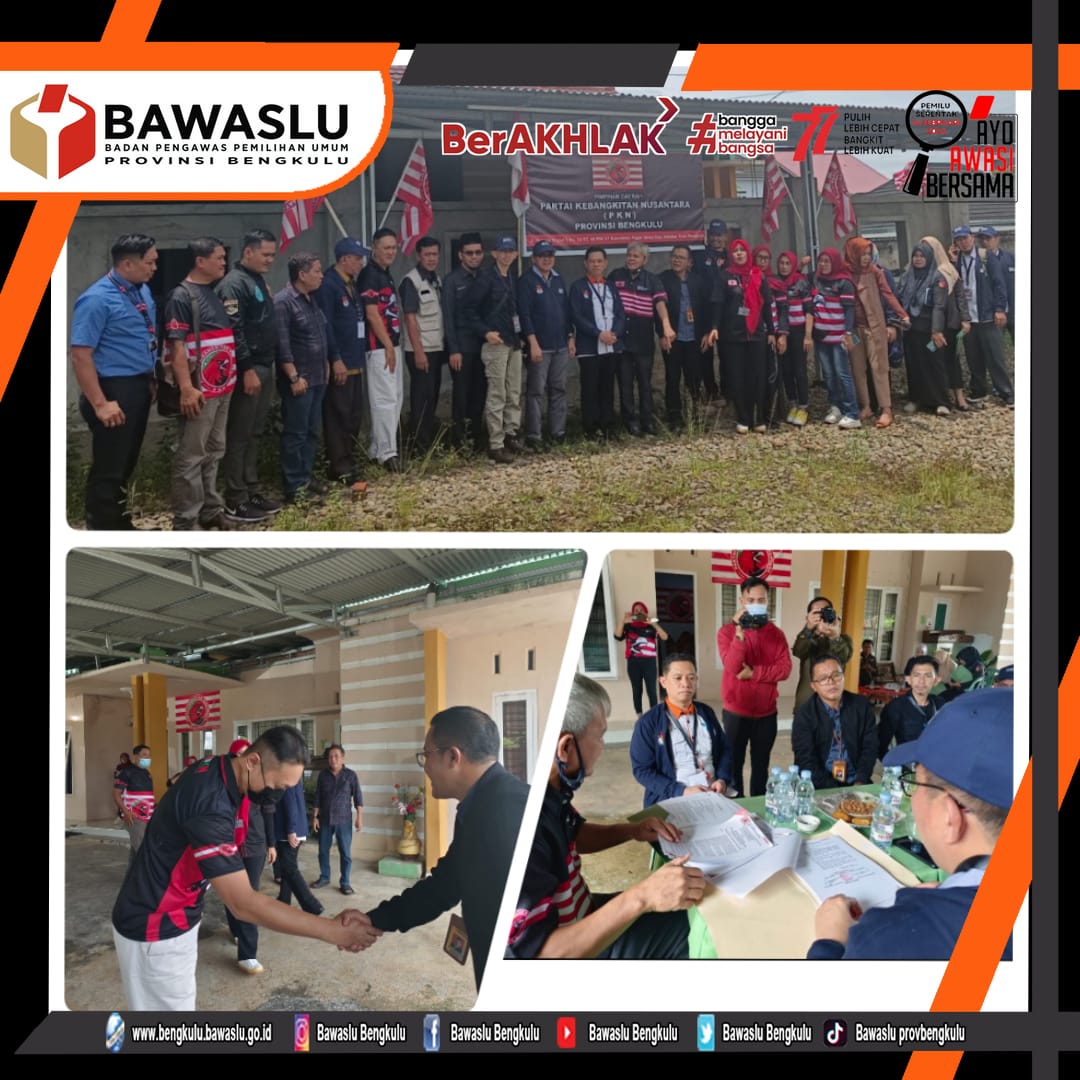 Pengawasan Verfak Partai Kebangkitan Nusantara