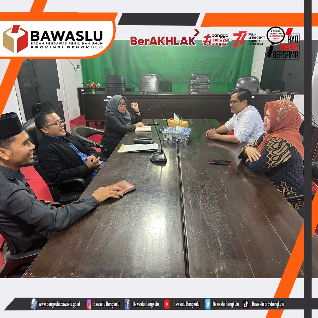 Kunjungan Mafindo ke Bawaslu Provinsi Bengkulu