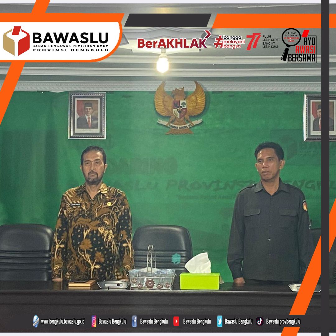 Bawaslu Lantik Pejabat Administrator dan Pejabat Pengawas di Lingkungan Bawaslu Se-Indonesia