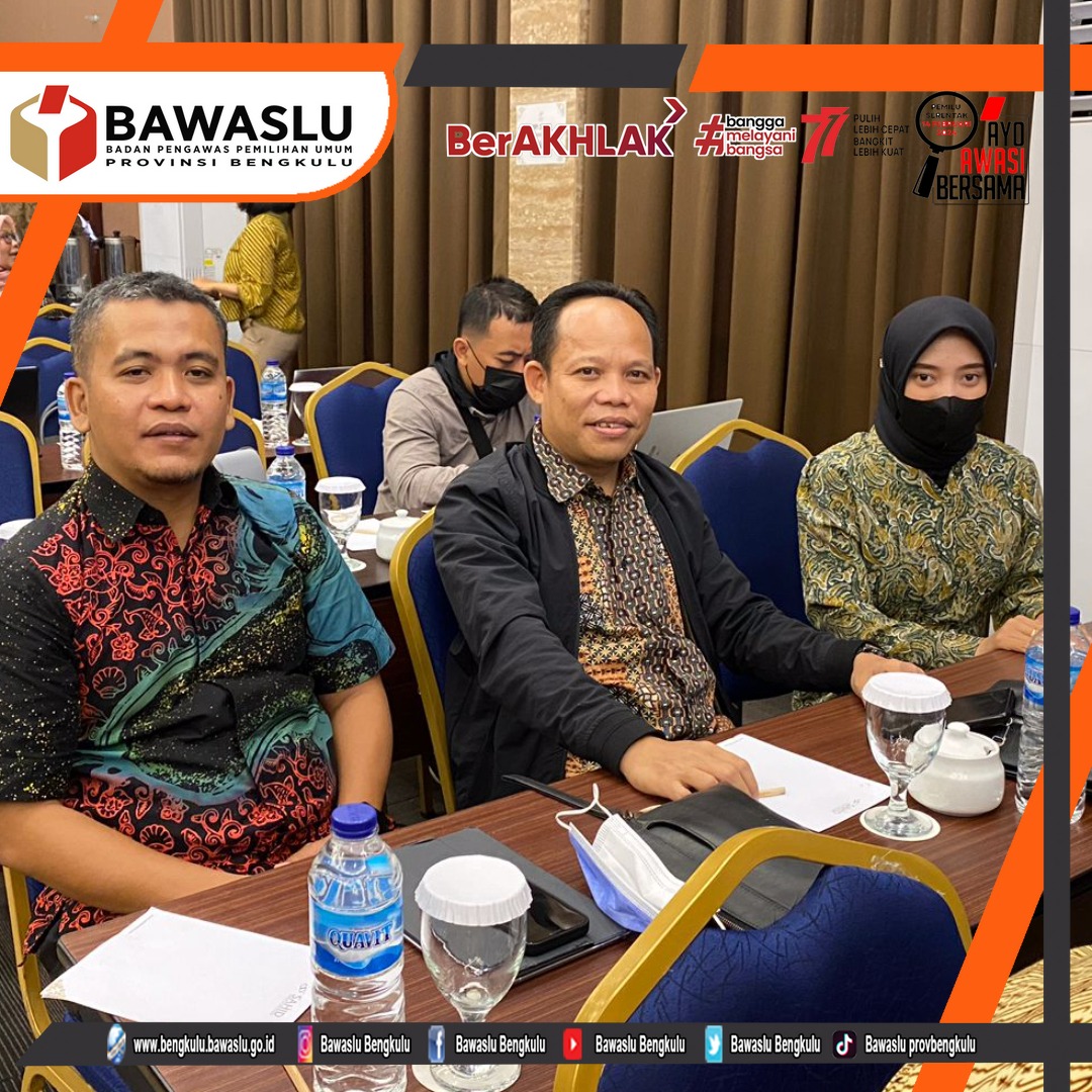 Halid Saifullah Ikuti Workshop Pelatihan Verifikasi Faktual Keanggotaan Partai Politik 2024 Gelombang I