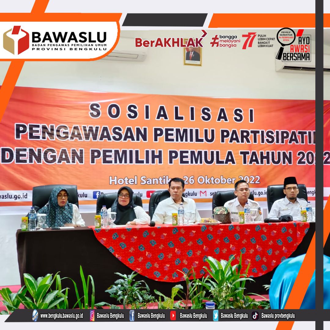 Bawaslu Provinsi Bengkulu Lakukan Sosialisasi Pengawasan Pemilu Partisipatif dengan Pemilih PemulaÂ 