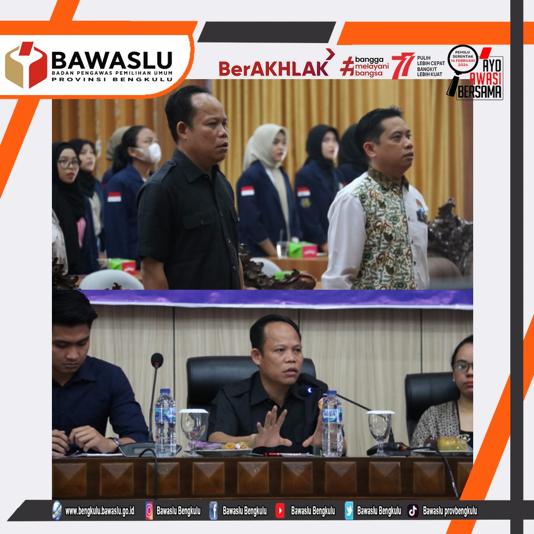 Cegah Fitnah dan Hoax dalam Pemilu, Halid Saifullah hadiri Deklarasi Mafindo Bengkulu