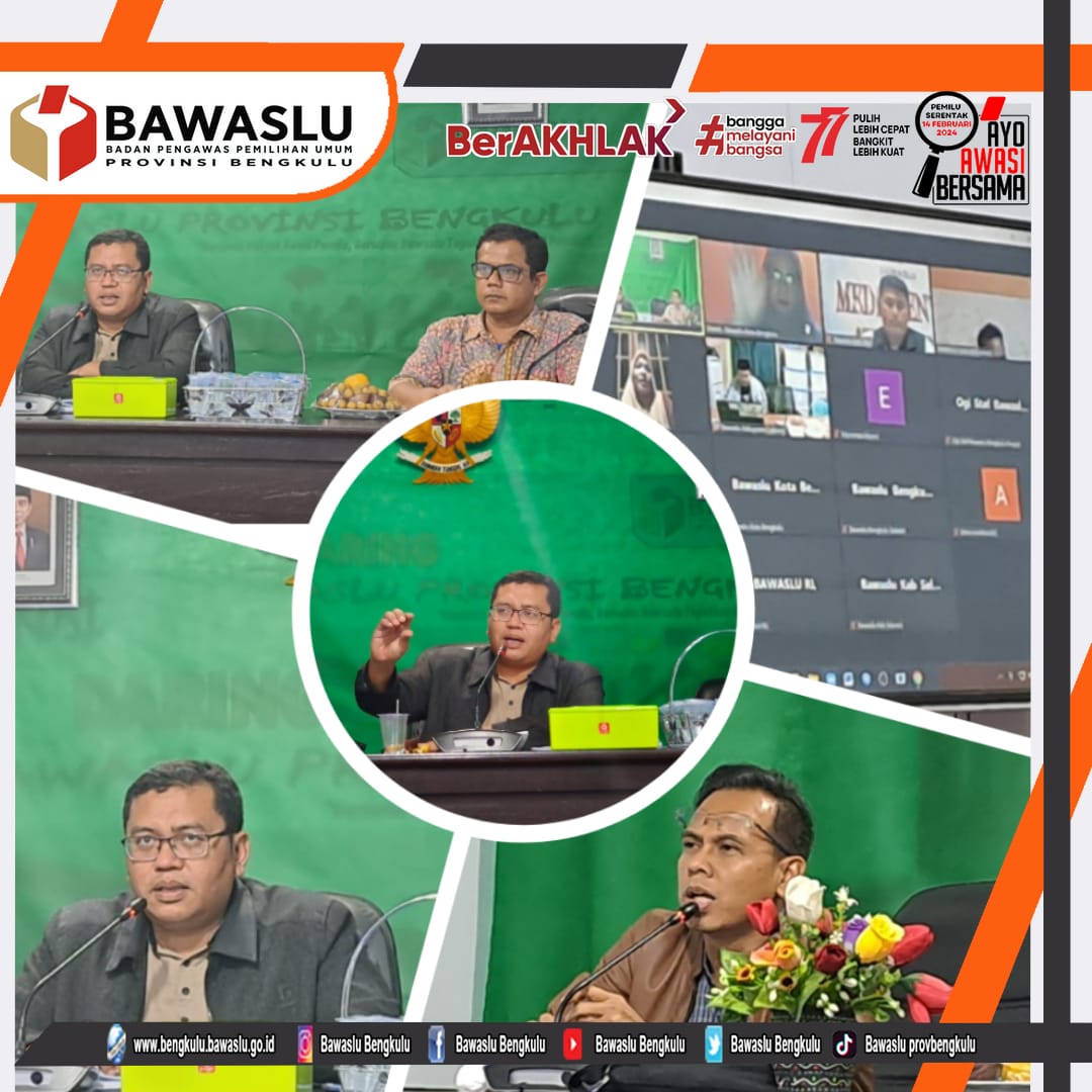Bawaslu Bengkulu Bahas Petunjuk Teknis Pengisian IKP